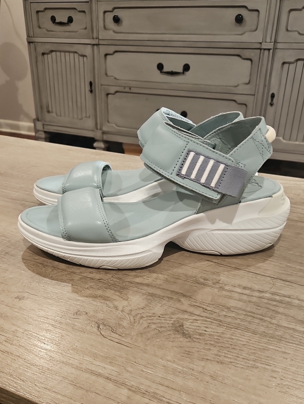 Sorel Women's Explorer Blitz™ Stride Sandal Crushed Blue/Blue Hint  size 7.5